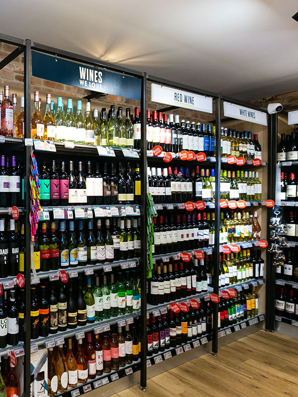 wine at our off licence in Letterkenny